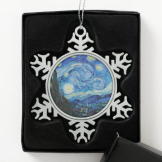 Ornement Flocon De Neige Vincent Van Gogh La Nuit étoilée