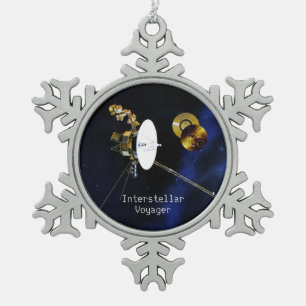 Ornement Flocon De Neige Voyager interstellaire