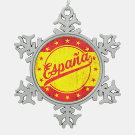 Ornement Flocon De Neige Voyageur mondial - Espagne | Sticker Espagne