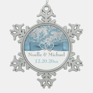Ornement Flocon De Neige Winter Wonderland, Ornament Coeurs Rejoints