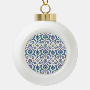 Ornement floral : Motif arabe traditionnel.