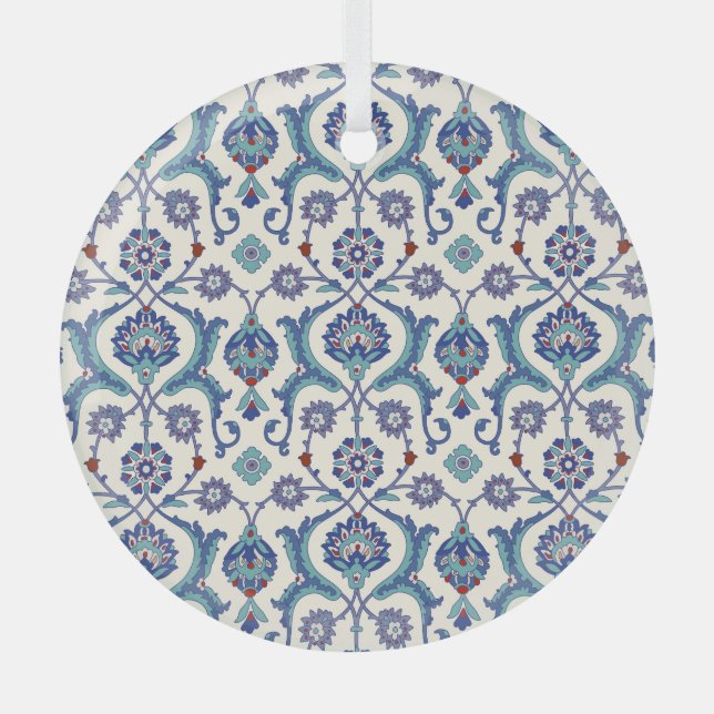 Ornement floral : Motif arabe traditionnel. (Recto)