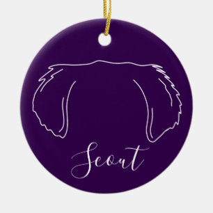 Ornement Golden Retriever (Logo Om)