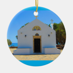 Ornement grec en céramique d'église orthodoxe