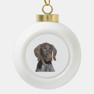 Ornement grisâtre brillant de Noël