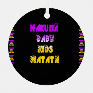 Ornement Hakuna Matata Baby and Kids Art Imprimer