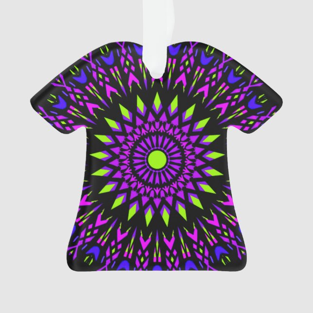 Ornement hippie de T-shirt. Bébé super ! (devant)