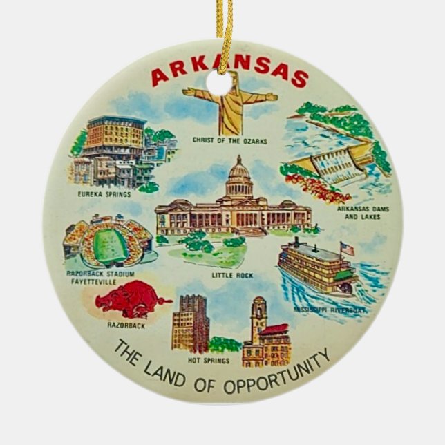 Ornement illustré de l'Arkansas (Devant)