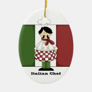 Ornement italien de cuisine du chef #2