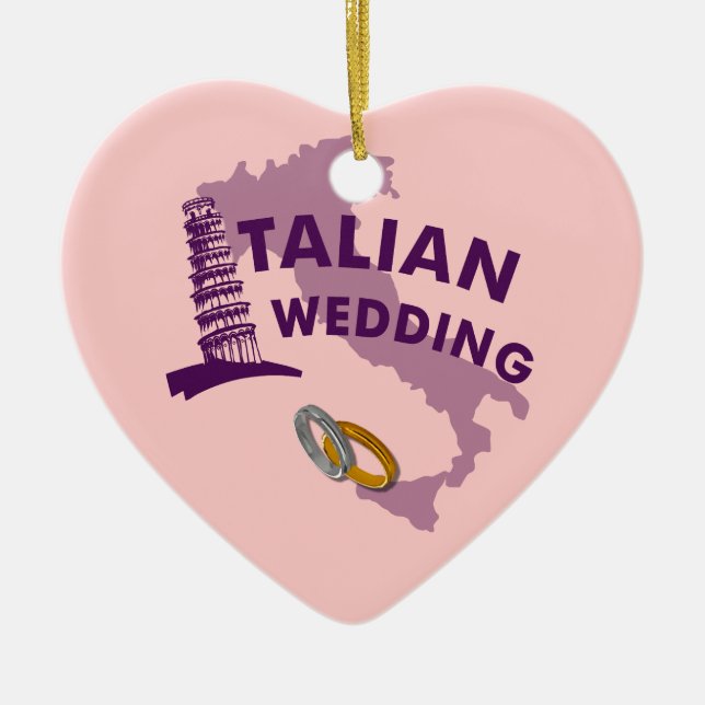 Ornement italien de mariage (Devant)