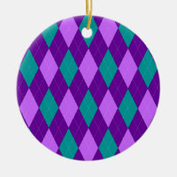 Ornement Jacquard pourpre