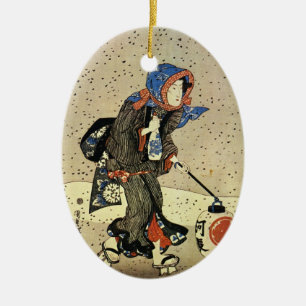 Ornement japonais vintage de Noël