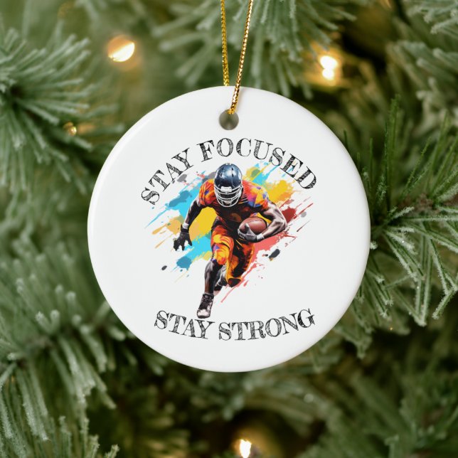 Ornement-Keramik NFL-Motivation Keramik Ornament (Baum)