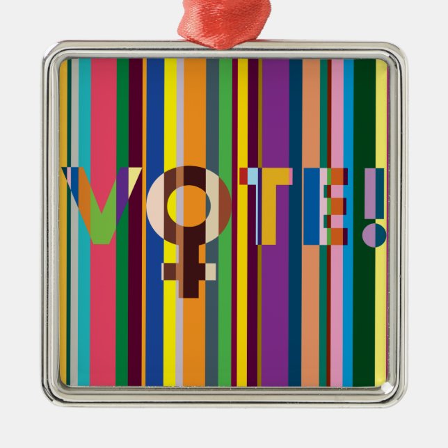 Ornement - "Les femmes décideront (VOTE !)" (Devant)