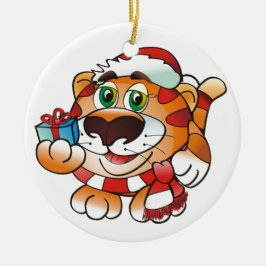 Ornement : L'ornement de Noël du tigre