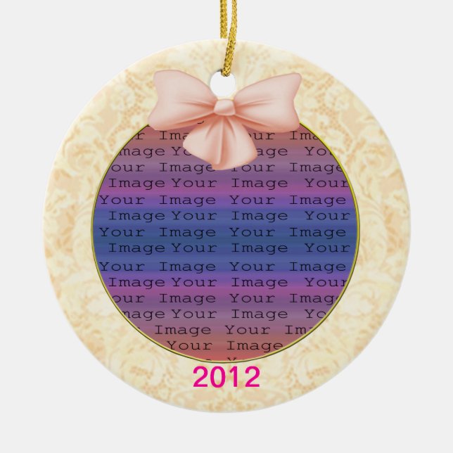 Ornement Mariage de la corneille rose (Devant)