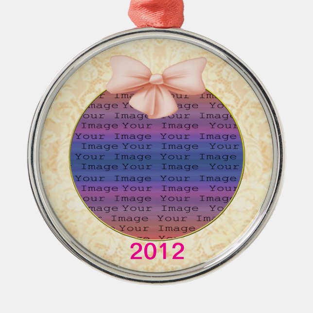 Ornement Mariage de la corneille rose (Devant)