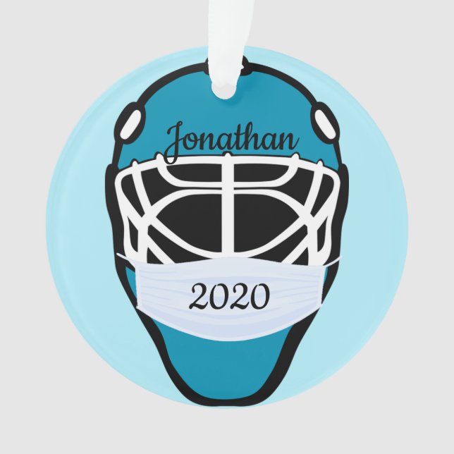 Ornement Masqué Masque De Hockey (devant)