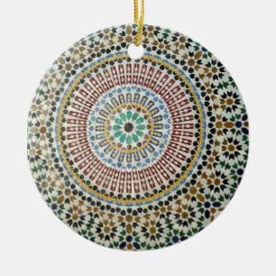 Ornement maure de tuile