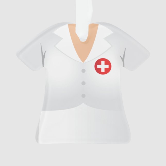 Ornement Médicale personnalisé de vacances de Noël (devant)