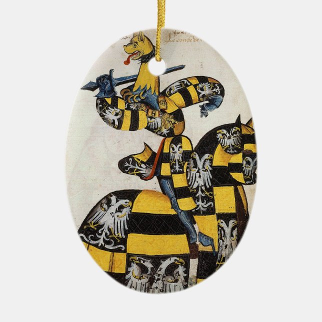 Ornement médiéval de chevalier (Devant)