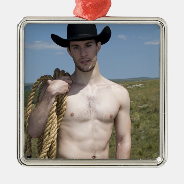 Ornement Métallique 15974-RA Cowboy (Devant)