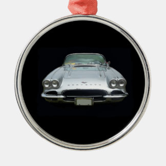 Ornement Métallique 1961 phare corvette de l'argent 4