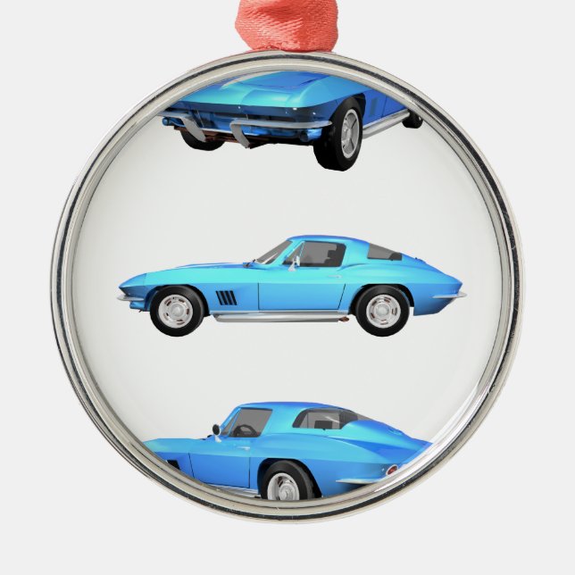 Ornement Métallique 1967 Corvette C2 : (Devant)