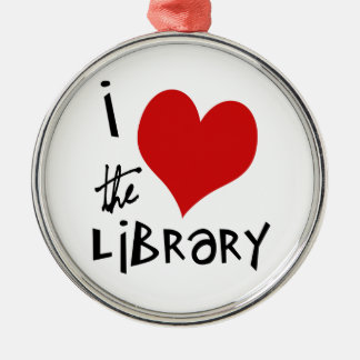 Ornement Métallique Aimez la bibliothèque