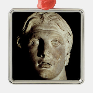Ornement Métallique Alexandre le grand, a trouvé dans Pergamum