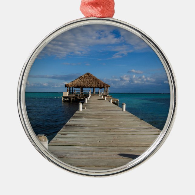 Ornement Métallique Ambergris Caye Belize (Devant)