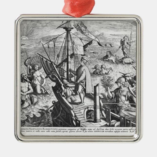 Ornement Métallique Amerigo Vespucci (Devant)