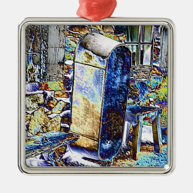 ORNEMENT MÉTALLIQUE ANGLETERRE VICTORIENNE (Devant)