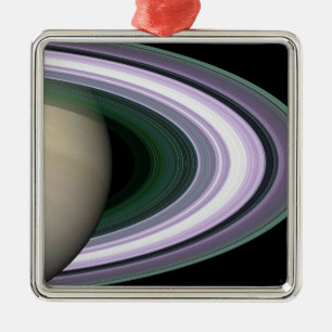 Ornement Métallique Anneaux de Saturne