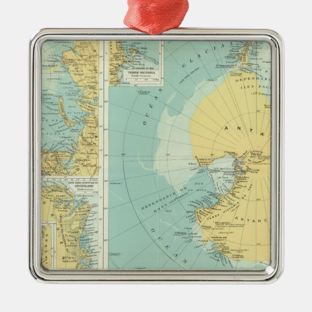 Ornement Métallique Artic, Antarctique (Devant)