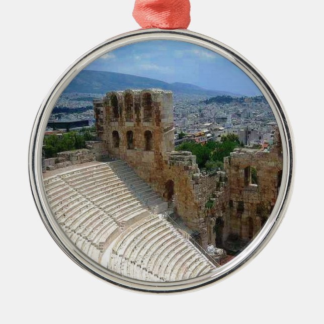 Ornement Métallique Athènes Grèce le Colosseum (Devant)