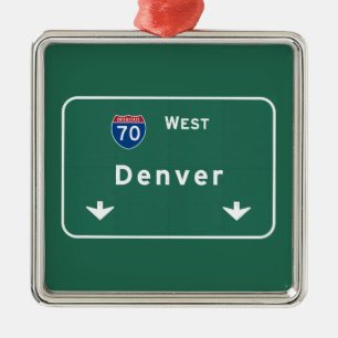 Ornement Métallique Autoroute d'autoroute nationale de Denver le