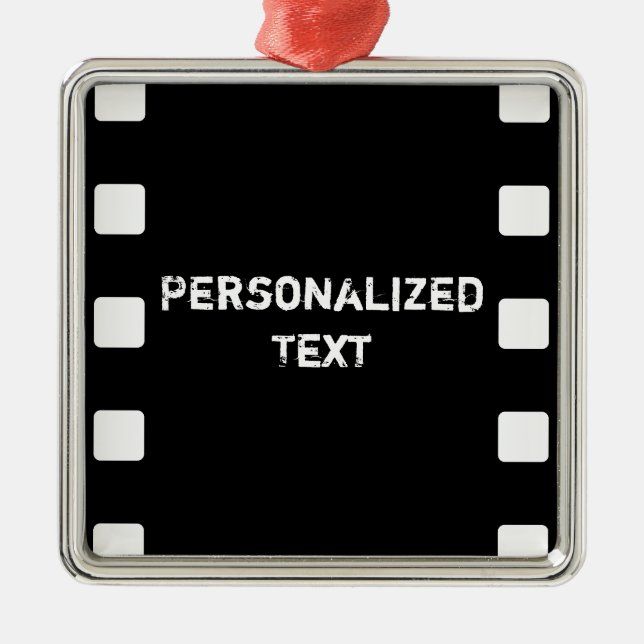 Ornement Métallique Bande film / Nom personnalisé du film (Devant)