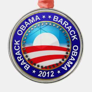 Ornement Métallique Barack Obama pour le président 2012