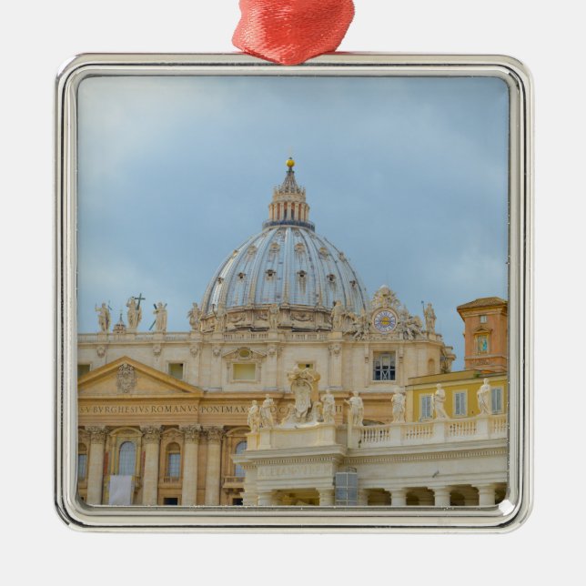 Ornement Métallique Basilique Saint-Pierre Vatican à Rome Italie (Devant)