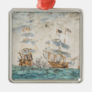 Ornement Métallique Bataille de Trafalgar 1805 1998