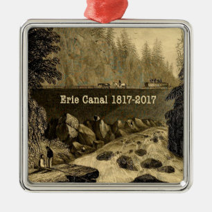 Ornement Métallique Bicentenaire du canal Erie historique