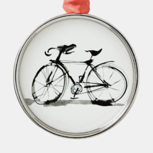 Ornement Métallique Bicyclette