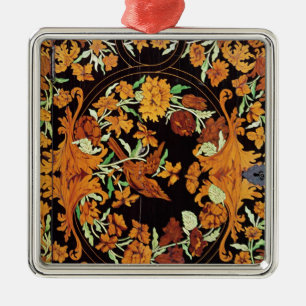 Ornement Métallique Boîte de marqueterie, l'anglais, c.1670