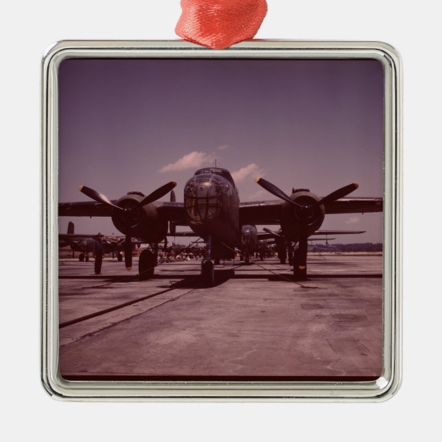 Ornement Métallique Bombardier B-25 (Devant)