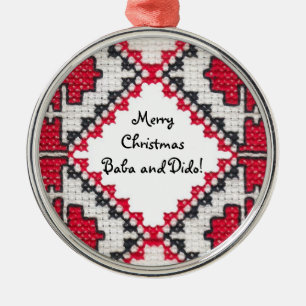 Ornement Métallique Broderie ukrainienne