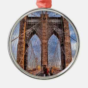 Ornement Métallique Brooklyn Bridge New York USA