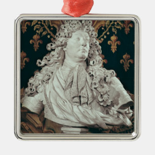 Ornement Métallique Buste de Louis XIV 1686