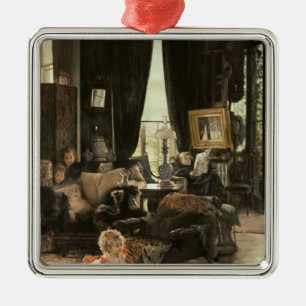 Ornement Métallique Cache-cache de James Tissot  , c.1880-82