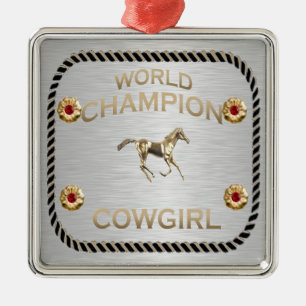 Ornement Métallique Cadeaux de la championne du monde